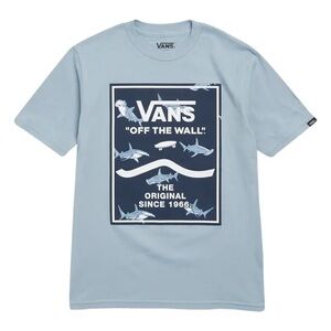 Vans Kids Navy Blue Logo Tee